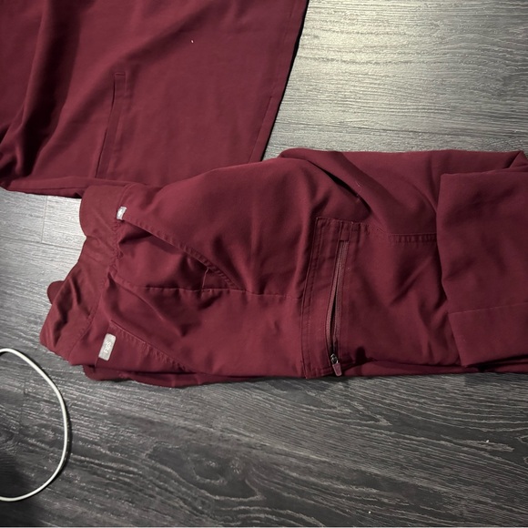 Figs Maroon Scrub Top - Picture 5 of 5